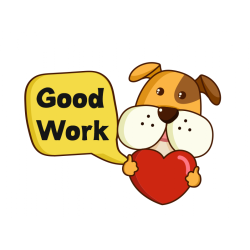 good-work-ngilizce-motivasyon-etiketi